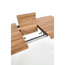 Стол обеденный HALMAR BERLIN орех/черный 160-220/85